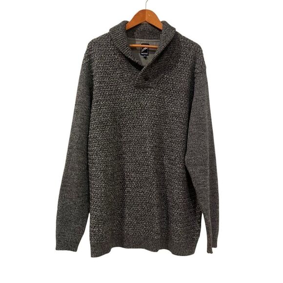 Hechter dark grey wool blend sweater. Size xlt - Picture 1 of 8